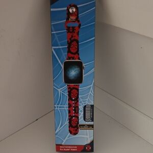 Marvel Spider-Man Red and Black Watchband Nwt